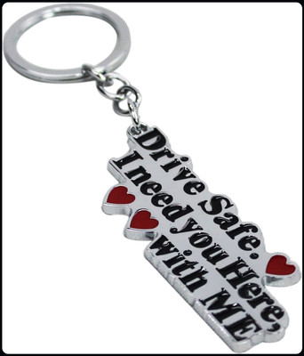 gtrp Keychain-Metal Drive Safe, I Need You Here with Me Key Chain Key Chain