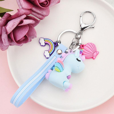 gtrp Unicorn Keychain Women Bag Charm Key Rings Bag Unicorn Pendants C Key Chain