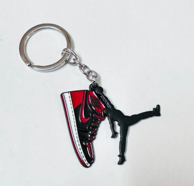 SHRI JI High quality Metal Keychain Jordan Logo Charm Key Chain