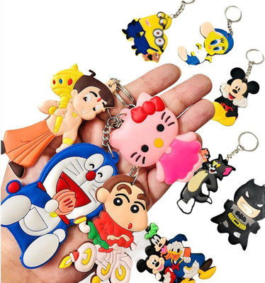 Newview Kids Cartoon Character PVC Key Chains Collection Key Chain