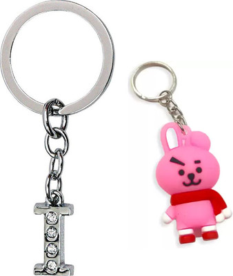 Newview I COOKY BTS Army Characters 3D Rubber Keychain and Keyring Key Chain