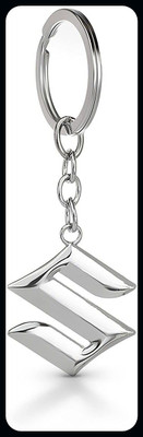 gtrp Keychain-Maruti Suzuki Full Metal Ring (Silver) Key Chain Key Chain
