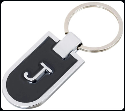 gtrp Keychain-J Letter Key Chain