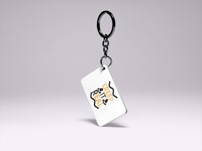 Rushaan Creep it real -Printed acrylic Keychain(Pack Of 2) Key Chain