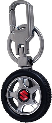 GIKH KeyChain_Maruti Suzuki Swift Desire /alto/celerio/wagon/Eeco/Ignis tyre Key Chain