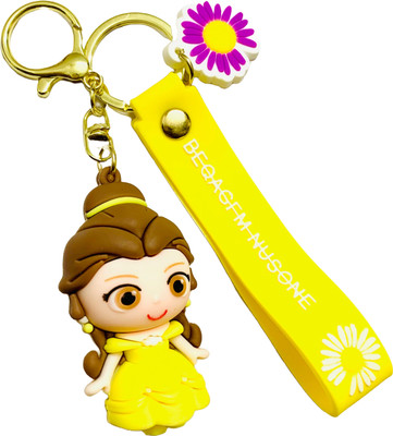 GKM Cute Frozen Princess best quality keychain with strap Key Chain