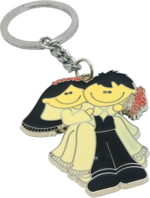 Key Era Smiling Married Couple Key Chain