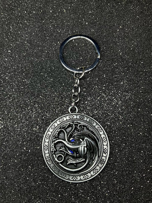 Skycart Game Of Thrones Stark House Dire Wolf Key Chain Key Chain