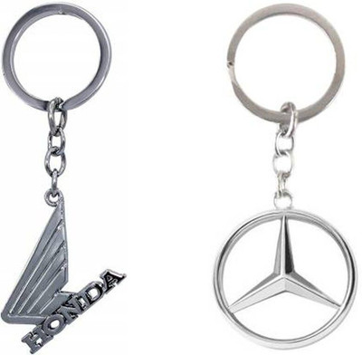 GSV MercedesWings HondaLogo silver Keychain keychain_J1206 Key Chain
