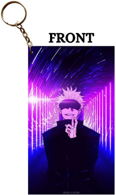 Hariyaali Enterprises LLP Jujutsu Kaisen GOJO HEHEHE DO SORCERERY MAGIC Anime Key Chain