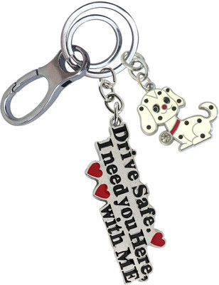 HANDSOME ISK Elegant Design Drive Safe Durable With Mini Puppy Locking Lock Key Chain