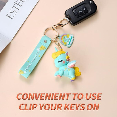 gtrp Green Unicorn Cute Gift - Kawaii Anime Key chain 04-New80 Key Chain