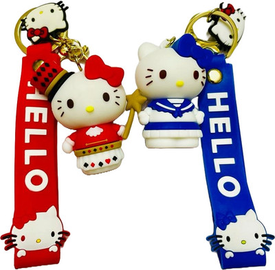 GKM Trendy Hello Kitty premium quality combo set keychain Key Chain