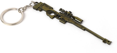 ZYZTA Metallic PUBG Sniper Gun Design Key chain Key ring for Cars, Bikes, Pack of 1 Key Chain