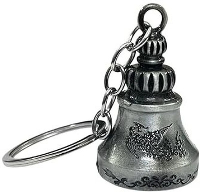Tej Gifts Temple Bell Keyring, Guardian Bell ,Tibetan Bell keychain (Random color) Key Chain