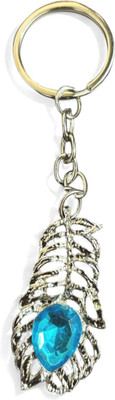 trust style interiors OMG Lord Krishna Metal Keychain (Silver/Blue)_01 Key Chain