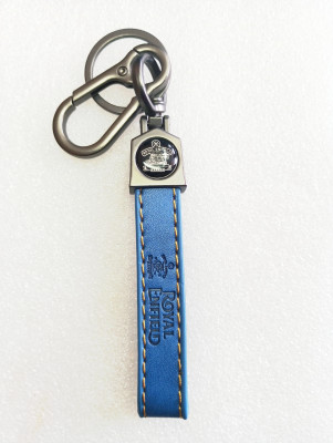 Sashvika RE Premium Blue Leather Keychain Key Chain