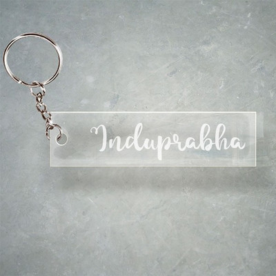 SY Gifts Induprabha T Name Keychain F1 7444 Key Chain