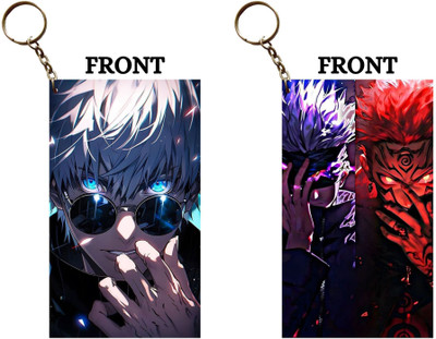 Hariyaali Enterprises LLP Jujutsu Kaisen GOJO AND SUKUNA BATTLE START Unique Style 2 pcs Combo Key Chain