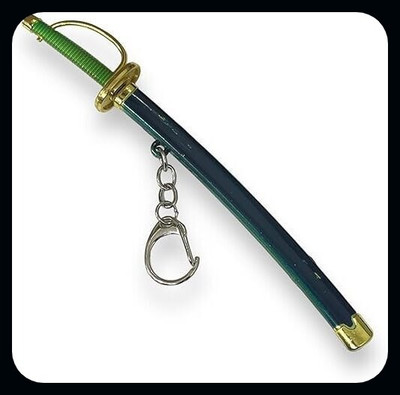 gtrp Keychain-Katana with Push Button | Cool Anime 047-New408 Key Chain