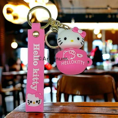 gtrp Cute Kitty 3D | Keyring & Quirky Bag Charm Hd 27-New29 Key Chain