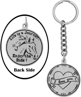 Shiv Jagdamba Life is Journey Enjoy The Ride I Love You Keychain Gift To FriendLShivK2208 Key Chain