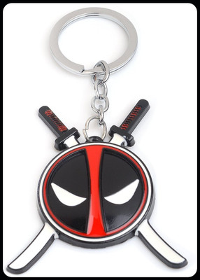 gtrp Top_Marvel Deadpool Red Metal Key Chain