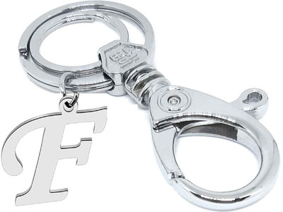 Awalkonda Alphabet Keychain Ring Hook-F Key Chain