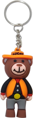 heeva creation 3D Cute Bear Keychain.Colour- Multi.(1 Piece). Key Chain