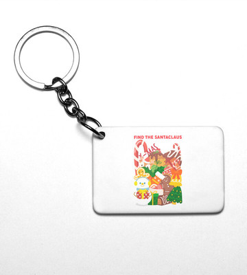 DOGAR ESSENTIALS Where's The Santaclaus : KeyChain by Amazing Gift For Secret Santa Key Chain