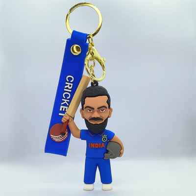 Dcart Virat Kohli Gifting Sports Indian 3D Rubber for Return Gifts Key Chain