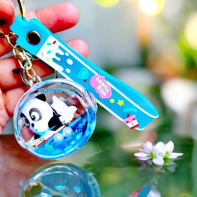 SSAppliances Bring Home the Cutest Companion!Adorn your bag with our 3D Panda Liquid Keychain Key Chain