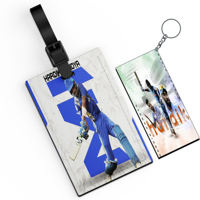 Morons Legend Hardik Pandya Luggage Tag And Key Chain