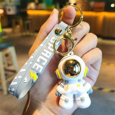 Mr. Auen Silicone Space Astronaut Keychain 3D keychain For Boys & Girls Key Chain