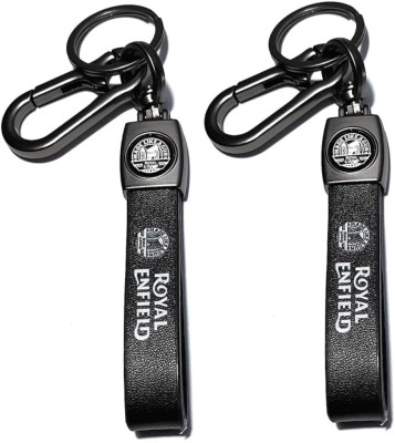 MAG BEE Styling Bike Keyring Compatible with Royal Enfield Printed Combo Pack of 2 Bike Key Chain