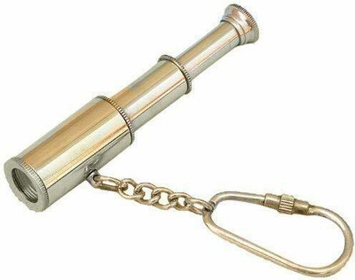 Shoptreed Solid Brass Telescope/Pirate Spyglass Key Chain