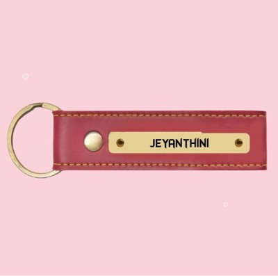 SY Gifts Wred Jeyanthini Vegan Leater keychain Key Chain