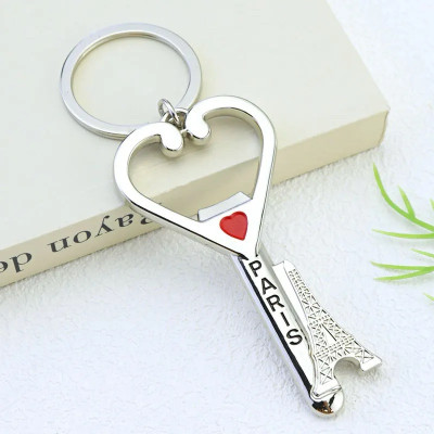 HappierYou Paris Eiffel Tower Bottle Opener Keychain Key Chain