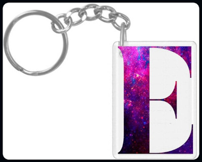 HamsaMART Keychain N281 k486E Alphabet Key Chain