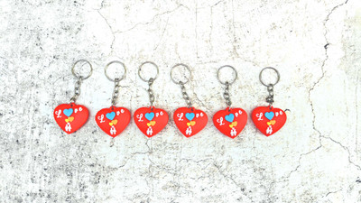 shinde exports love you keychain pack of 6 valentine gift Key Chain