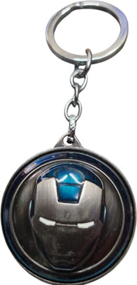 mik IRON MAN ROTATING PREMIUM METAL Key Chain