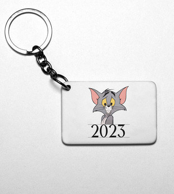 HopOffer 2023 Go Now, Graphics Printed Keychain On New Year Best Gift Key Chain
