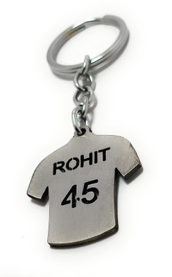 High Choice Hitman ROHIT 45 Cricket Jersey Design Metal Key Chain