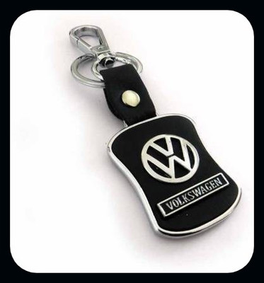gtrp Keychain-Leatherite Volkswagen Locking (Black) Key Chain Key Chain