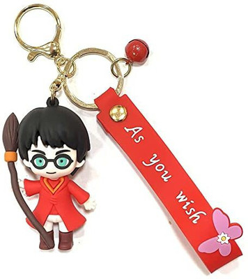 BBG NEW_Cute 3D Red Dressed Harry Porter Keychain Key Chain
