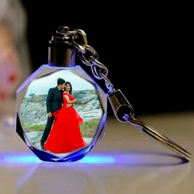 Picture Affairs Production Personalized LED Keychain/Keyring Photo Printed Gift Anniversary Birthday PAP24 Key Chain