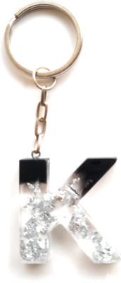 Swasti RESIN BLACK KEYCHAIN-K Key Chain