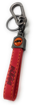 Jdp Novelty Get Any Random Color of this Premium Leather Metal Hook Keychain k-t-m Key Chain