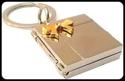 gtrp Trendy-Book-Shape Double Photo Frame Key Chain