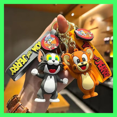 BZILO Combo Tom And Jerry Keychain for Couples Gift Design and Color May Vary C26 Key Chain